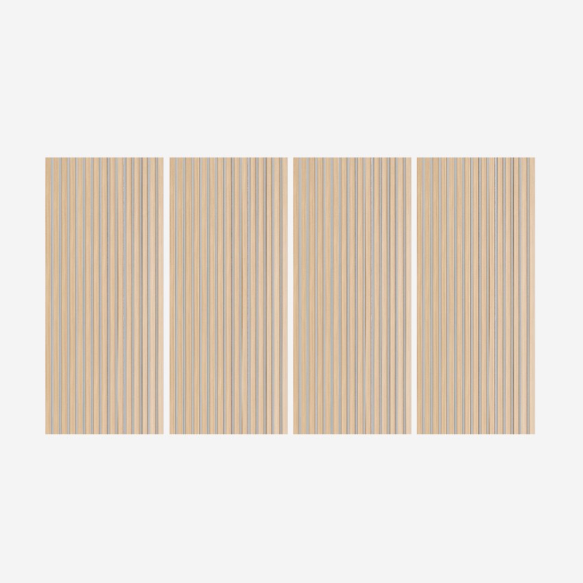 4 x panel dźwiękochłonny dekoracyjny 120x60cm drewno brzozowe Tabb-OW Promocja