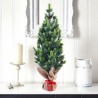 Mały sztuczny świąteczny świerk 50cm na stół z szyszkami i sztucznym śniegiem Stoeren Sprzedaż
