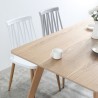 Stół jadalniany kuchenny drewniany prostokątny 120x80 cm biały Ennis Katalog