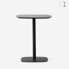 Stół barowy restauracyjny bistro 60x60cm drewno metal Kells Sprzedaż