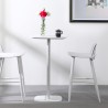 Stylowy wysoki stolik barowy kwadratowy 60x60cm Arven Rabaty