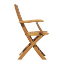 Krzesło ogrodowe składająca się drewniane siedzisko ogrodu Nias Sprzedaż