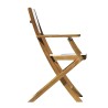 Krzesło reżyserskie z drewna do ogrodu z oparciami Tupai Sprzedaż