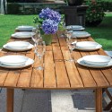 Stół ogrodowy z drewna rozkładany 180-240cm Munroe Sprzedaż