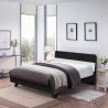 Podwójne łóżko z drewna 160x190cm Landeck Oferta