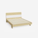 Podwójne łóżko z drewna 160x190cm Landeck Wybór