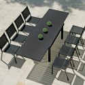 Stół rozkładany 135-270x90cm na zewnątrz ogrodu 8-10 miejsc Fenis Sprzedaż