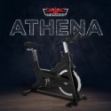 Rower stacjonarny profesjonalny 18 kg  fit bike indoor cycling Athena Cena