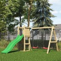 Plac zabaw dla dzieci zjeżdżalnia podwójna huśtawka wspinaczka Funny-3 DS Sprzedaż