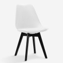 Krzesło kuchenne w stylu nowoczesnym Goblet skandynawskie nogi czarne Nordica BE. Katalog