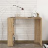 Biurko do domowego biura 3 półki 90x40x74cm nowoczesne drewniane Netenya Sprzedaż