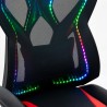 Fotel gamingowy regulowane Krzesło do biura ergonomiczne podświetlane RGB Gundam Środki