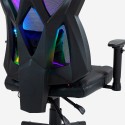 Fotel gamingowy regulowane Krzesło do biura ergonomiczne podświetlane RGB Gundam 