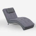 Fotel wypoczynkowy o nowoczesnym designie, tapicerka ze sztucznej skóry, kolor szary - Lyon. Sprzedaż
