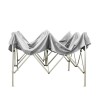 Pawilon ogrodowy 3x3 składany z wodoodpornym poszyciem PVC Versa Środki