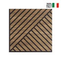 10 szt. panel dekoracyjny dźwiękochłonny 58x58 cm drewno orzech Deco DN Sprzedaż