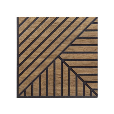 10 x panel dekoracyjny dźwiękochłonny z drewna orzechowego 58x58cm Deco AN Promocja