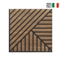 10 x panel dekoracyjny dźwiękochłonny z drewna orzechowego 58x58cm Deco AN Sprzedaż