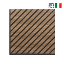 20 x panel dekoracyjny 58x58cm dźwiękochłonny drewno orzech Deco MXN Stan Magazynowy