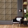 10 x panel drewniany dębowy dekoracyjny dźwiękochłonny 58x58 cm Deco DR Oferta