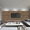 20 x panel dekoracyjny 58x58cm dźwiękochłonny drewno orzech Deco MXN Promocja