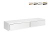 Półka ścienna z 2 szufladami salon nowoczesny design Domino Maxi Środki