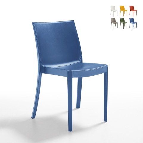 Krzesło restauracyjne z polipropylenu do układania w stosy Perla BICA Promocja