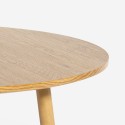 Stół Okrągły Do Jadalni Kuchnia 80 cm Drewno Design Frajus Oferta