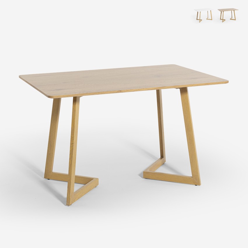 Stół kuchenny do jadalni 120x80cm blat drewniany biały styl skandynawski Valk Sprzedaż Stół kuchenny do jadalni 120x80cm blat drewniany biały styl skandynawski Valk Sprzedaż