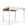 Altana ogrodowa zewnętrzna na działkę pergola 3x3m z aluminium Firenze UV Moon. Katalog
