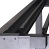Pergola bioklimatyczna 3x4m do ogrodu z aluminium ręcznie sterowana Trinidad Środki
