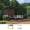 Pergola bioklimatyczna 3x4m do ogrodu z aluminium ręcznie sterowana Trinidad Sprzedaż
