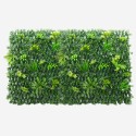 Sztuczny żywopłot imitacja roślin ogrodowych, ogrodzenie 200x100cm rozciągliwe Laurus Promocja