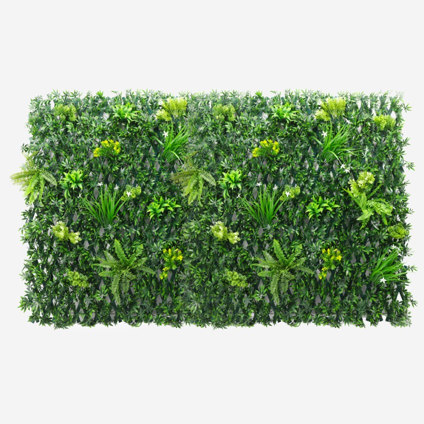 Sztuczny żywopłot imitacja roślin ogrodowych, ogrodzenie 200x100cm rozciągliwe Laurus Promocja Sztuczny żywopłot imitacja roślin ogrodowych, ogrodzenie 200x100cm rozciągliwe Laurus Promocja