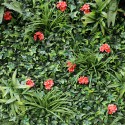 Sztuczny żywopłot zielony ogrodowy mur 100x100cm rośliny 3D Lemox. Sprzedaż