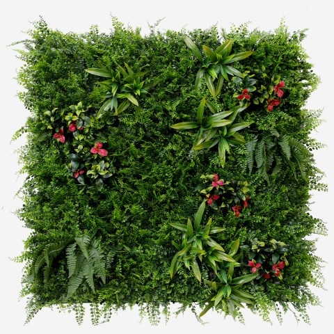 Sztuczny żywopłot 3D panel 100x100cm roślinny Cerrum Promocja