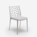 Zestaw stół rozkładany 160-220cm, 6 krzeseł ogrodowych biały Liri Light 