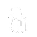 Zestaw stół rozkładany 160-220cm, 6 krzeseł ogrodowych biały Liri Light 