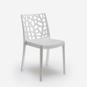 Zestaw ogrodowy 6 krzeseł zewnętrzny stół 150x90cm biały Sunrise Light. 