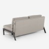 Sofa do spania 2-osobowa nowoczesny design tapicerka z tkaniny salon Bellamy Cechy