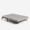 Sofa do spania 2-osobowa nowoczesny design tapicerka z tkaniny salon Bellamy Koszt