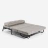 Sofa do spania 2-osobowa nowoczesny design tapicerka z tkaniny salon Bellamy Cena