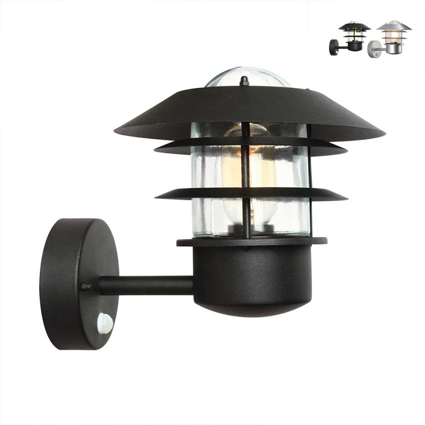 Lampa zewnętrzna kinkiet ogrodowy z czujnikiem ruchu Helsingor Promocja Lampa zewnętrzna kinkiet ogrodowy z czujnikiem ruchu Helsingor Promocja