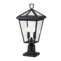 Lampa stojąca lampion zewnętrzny ogrodowy metalowy IP44 Alford Place Promocja