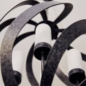 Żyrandol wiszący nowoczesny 4 klosze-świece Blacksmith Sprzedaż
