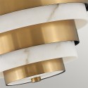 Plafon lampa sufitowa w nowoczesnym stylu - biało-złota Echelon Sprzedaż