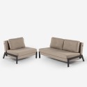 Zestaw: fotel rozkładany i 2-osobowa sofa z obiciem z tkaniny Elysee Katalog