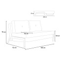 Zestaw: fotel rozkładany 2-osobowa sofa welurowa Elysee 