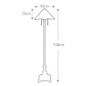 Klasyczna lampa podłogowa w stylu Tiffany z kolorowym kloszem Inglenook Sprzedaż