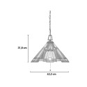 Lampa wisząca kloszem z kolorowego szkła na 3 żarówki Inglenook Sprzedaż